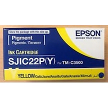 Epson Sjıc22P C3500 Kartus Sarı