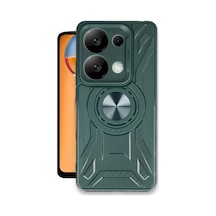 Xiaomi Redmi Note 13 Pro 5g Kılıf Lincoln Silikon - Koyu Yeşil 0.2M-Çok Renkli