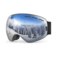 Çift Katmanlı Anti-Sis Özellikli UV Snowboard Kayak Gözlüğü