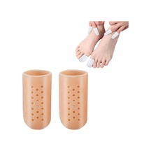 Sones 1 Çift Nefes Alabilir Delikli Ayak Koruyucuları Aşınmaya Karşı Kolluk Xs Ten Tonu