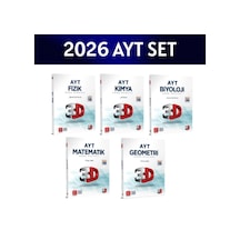2026 Ayt Sayısal Soru Bankası Kazandıran Set 3d Yayınları