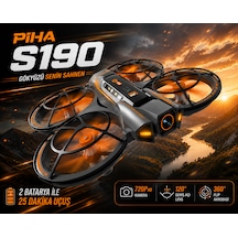 S190 Fırçasız Motor 2batarya&25dakika Uçuş 720p Çift Kamera Taşıma Çantalı Drone