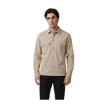 Calvin Klein Lv04re103g Ls Utility Relaxed Erkek Gömlek Krem