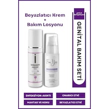 Intim Genital Bölge Koku Gidermeye Yardımcı Losyon + Genital Beyazlatıcı Krem Set 50ml