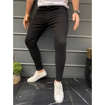 Denim Skinny Fit Erkek Jeans Pantolon Kömür Siyah