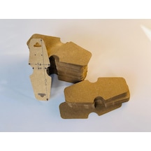 100 Lü Kraft Karton Takı Kartı Küpe, Kolye, Bileklik Sunum Ve Sergi Kartı