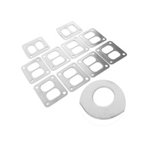 Reedark T4 Turbo Şarjör Gömleği, Paslanmaz Çelik, 10 Adet, Garrett T04b/t04e/t04s/gt35r/gt40r Vb. Modeller İçin, Sağlam Kapama, Uzun Ömürlü