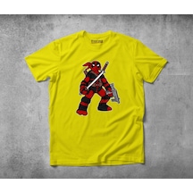 Freeyez Ninja Deadpool Unisex Pamuklu Penye T-Shirt
