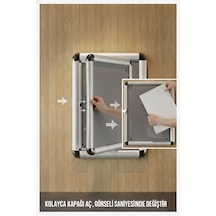 A3 Rondo Çerçeve Tak Çıkar 30x42 Cm 1 Adet Afiş Çercevesi Aç Kapa Çerçeve A3 Açılır Kapanır Çerçeve