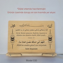 Münzevi Masaüstü Ahşap Rahle/tablet/kitap Tutucu-model030