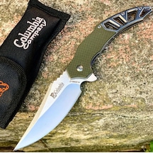 Alsepeteavm A3390-c Fixed Blade Haki Auto Kamp Çakısı Haki