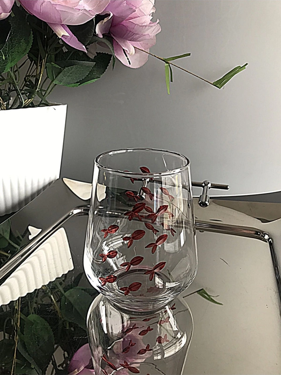 Fish Dekor Özel El Yapımı 1 Adet Kırmızı