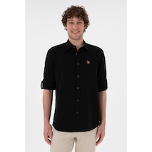 U.s. Polo Assn. Erkek Siyah Gömlek Basic 50297868-vr046 Siyah