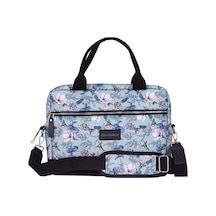 Bloominbag Cherry Blossom 13-14 İnç Laptop / Macbook Çantası Mavi