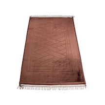 Peluş Seccade Kahverengi