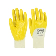 E-205-y Sarı Nitril Eldiven No:9 12li