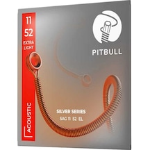 Pitbull Strings Silver Series Sag 11-52 El Akustik