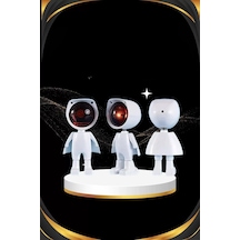 Gün Batımı Projektör Lamba Astronot Görünümlü Dekoratif Masa Lambası Renkli 54255467