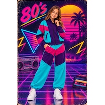 Miniko Kids 80ler 90lar Eşofman Takımı Karışık Renk