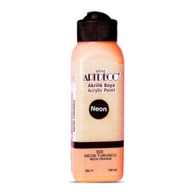 Neon Akrilik Boya, 140ml, Neon Turuncu 920 Genel
