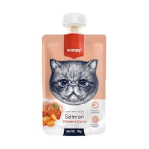 Wanpy Taze Somonlu & Tavuklu Ezme Kedi Maması 90 G