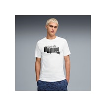 Puma X Squid Game Graphic Tee Erkek Beyaz Tişört Beyaz Beyaz