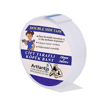 Çift Taraflı Bant Köpük Bant 38mm X 2mt 1 Adet Çerçeve Tablo Halı Yapıştırma Bandı İç Ve Dış Mekan Süper