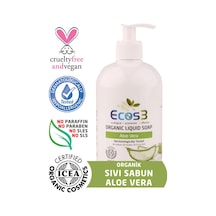 Ecos3 Aloe Vera Özlü Organik Sıvı Sabun 500 ML
