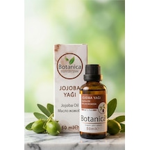 Botanica %100 Saf Jojoba Yağı Soğuk Sıkım Cilt Nemlendirici Makyaj Temizleyici Doğal Bitkisel Bakım 50 Ml 50 ML