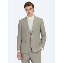 Kip Vizon Mikro Modern Fit Yün Karışımlı Takım Elbise Vizon