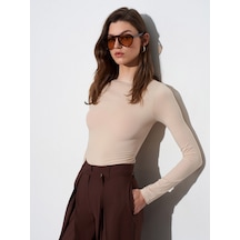 Dilvin 32649 Kayık Yaka Pamuklu Top-taş