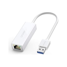 Ugreen Usb 3.0 Gigabit Ethernet Adaptörü, Beyaz, 20255