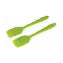 Silikon Spatula Ve Sıyırıcı, Tek Parça Tasarım 2, Yeşil Diğer