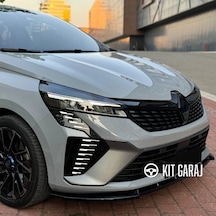Kit Garaj Renault Clio 2024+ Piano Black Ön Lip Plastik Boyalı