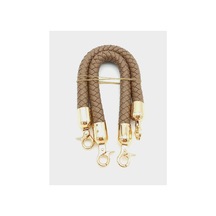 Angel Çanta Aksesuar Vizon Kısa Örme Çanta Sapı Light Gold Metal