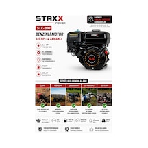 Staxx Power ST20019K 6.5HP Benzinli Motor