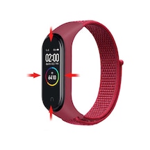 Ekılıf - Xiaomi Mi Band 5 Uyumlu - Kordon Hasır Kordon - Krd-03 - No6 - T13906
