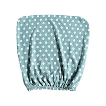 Suntek Ev İçin Döner Sandalye Ofis Koltuğu Arkalık Örtüsü Slipcover Dots Green
