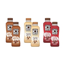 Ice Break Soğuk Kahve 375 Ml 6 Li Karma Mocha - Toffee Nut - Şekersiz Latte Hazır