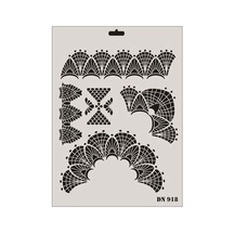 Mey İthalat Rich Dantel Seri Dn-918 Stencil 35x25 Cm