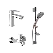 Roca Esteria Pack Eco Banyo Seti Krom 3'Lü A5Da57Ec0K