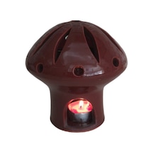 Dekoratif Seramik Mantar Tealight Mumluk