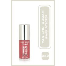 Mood Shimmer Lip Glaze Lipgloss No:252 Peach Fizz - Renkli Dudak Parlatıcısı