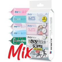 Doyfresh Mini Islak Cep Mendil 8 Li- 12 Adet Tekli