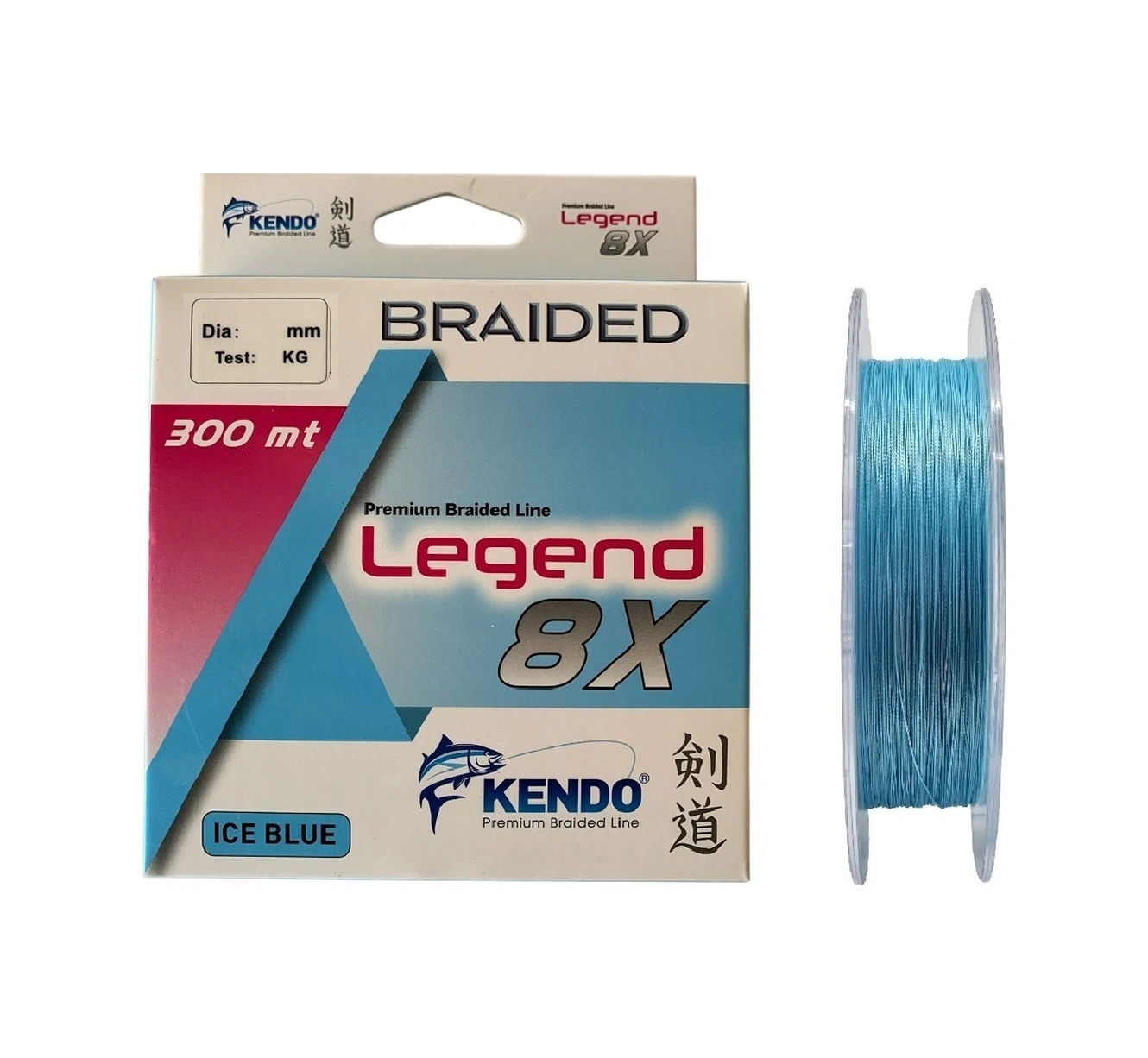 Kendo Legend X8 300m 0,20mm Ice Blue Örgü İp Misina