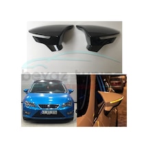 Seat Leon Yarasa Ayna Kapağı Batman Piano Black Parlak Siyah
