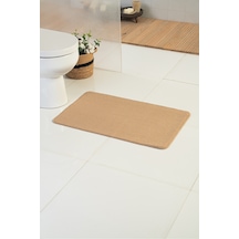 Buççin Online Mağaza Easymax 50x80 Cm Tekli Bej Banyo Paspası Polipropilen Orta 6 - 12 Mm Bej Çok Renkli