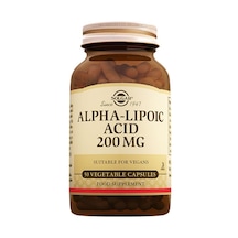 Solgar Alpha Lipoic Acid 200 MG 50 Kapsül