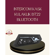 Mey İthalat Motosiklet Sürüşleri İçin Bt22 Kask Bluetooth Kulaklık Mikrofonlu