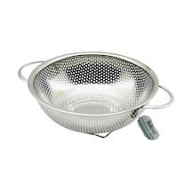 19cm Metal Kulplu Çelik Sepet Süzgeç İnce Tel Ayaklı 5468 Çok Renkli